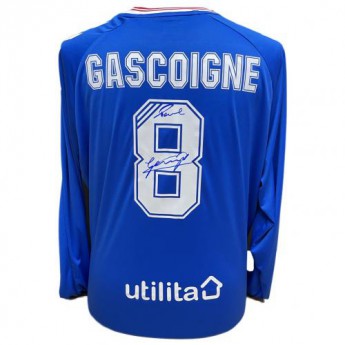 Legendy futbalový dres Rangers Gascoigne 2019-2020 Signed Shirt