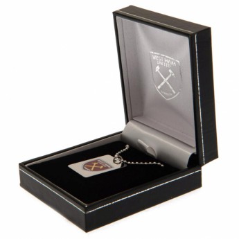 West Ham United retiazka na krk s psou známkou Enamel Crest Dog Tag & Chain