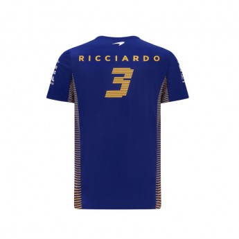 Mclaren Honda pánske tričko Ricciardo Blue F1 Team 2021