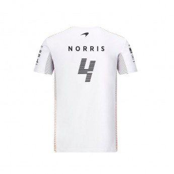 Mclaren Honda pánske tričko Norris White F1 Team 2021