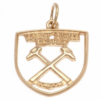 West Ham United zlatý prívesok 9ct Gold Pendant Crest