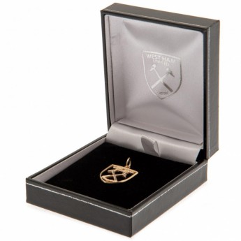 West Ham United zlatý prívesok 9ct Gold Pendant Crest