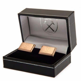 West Ham United manžetové gombíky Rose Gold Plated Cufflinks