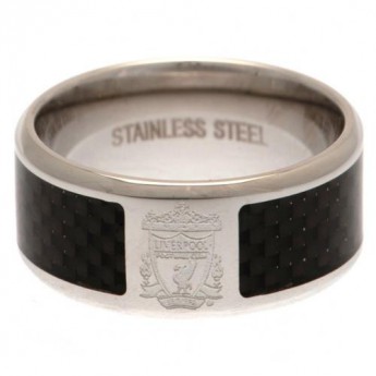 FC Liverpool prsteň Carbon Fibre Ring Small