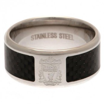 FC Liverpool prsteň Carbon Fibre Ring Medium