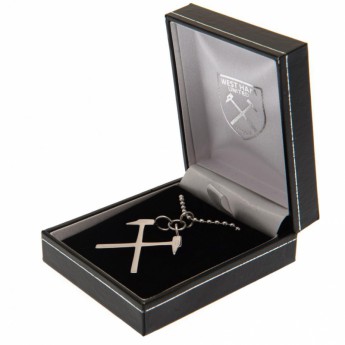 West Ham United retiazka na krk s príveskom Stainless Steel Pendant & Chain HM