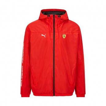 Ferrari pánska bunda s kapucňou Rain PUMA red F1 Team 2021