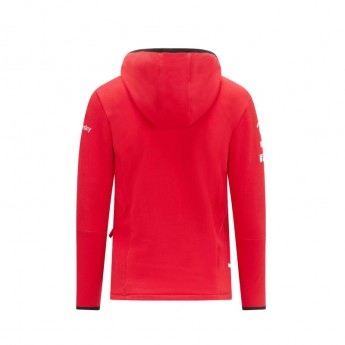 Ferrari detská mikina s kapucňou PUMA sweatshirt red F1 Team 2021