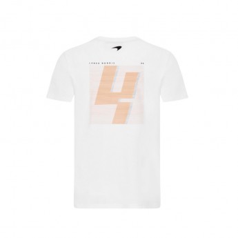 Mclaren Honda pánske tričko Lando NO4 White F1 Team 2021