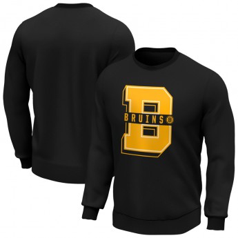 Boston Bruins pánska mikina College Letter Crew Sweatshirt