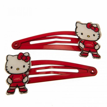 FC Liverpool sponky a gumičky do vlasov Hello Kitty