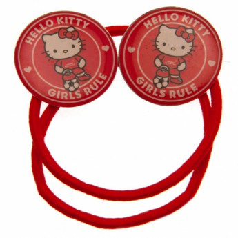 FC Liverpool sponky a gumičky do vlasov Hello Kitty
