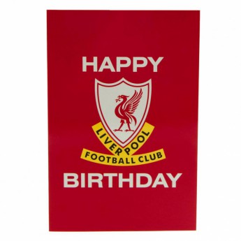 FC Liverpool narodeninové želanie Liverbird