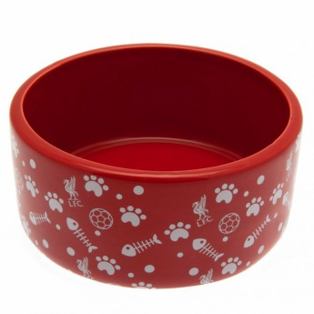 FC Liverpool miska pre mačky red