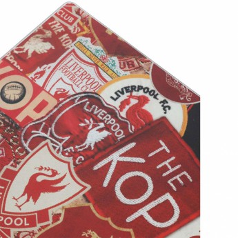 FC Liverpool sklenená doska retro