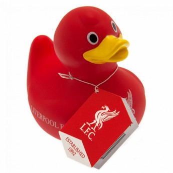 FC Liverpool kačička do vane Rubber red