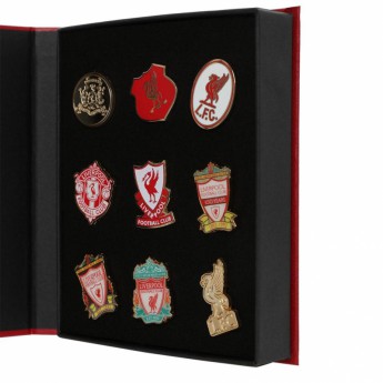 FC Liverpool set odznáčikov 9pc Retro Crest