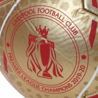 FC Liverpool futbalová lopta Premier League Champions Gold Signature Football - Size 5