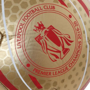 FC Liverpool futbalová lopta Premier League Champions Gold Signature Football - Size 5
