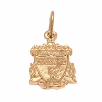 FC Liverpool zlatý prívesok 9ct Gold Pendant Crest Small