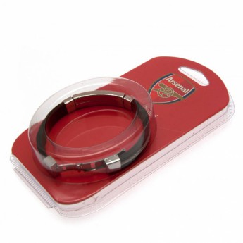FC Arsenal silikónový náramok Silver Inlay Silicone Bracelet
