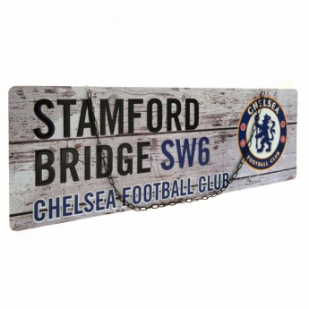 FC Chelsea kovová značka garden sign