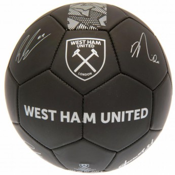 West Ham United futbalová lopta Football signature ph