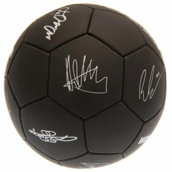 West Ham United futbalová lopta Football signature ph