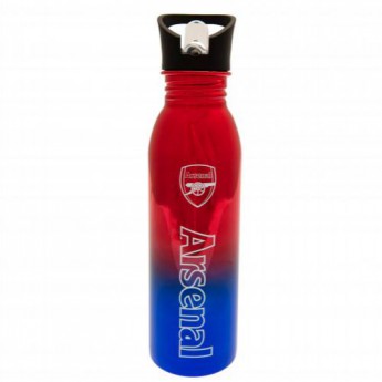 FC Arsenal fľaša na pitie UV Metallic Drinks Bottle