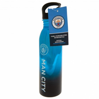 Manchester City fľaša na pitie UV Metallic Drinks Bottle