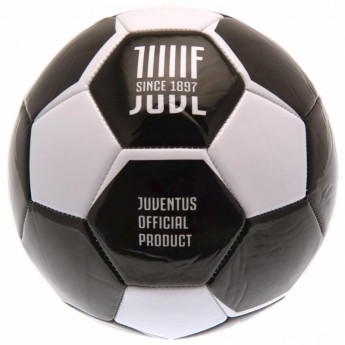 Juventus Torino futbalová lopta football black and white