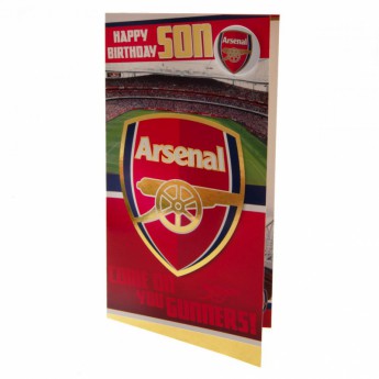 FC Arsenal blahoprianie Birthday Card Son