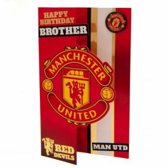 Manchester United blahoprianie Birthday Card Brother