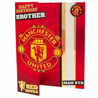 Manchester United blahoprianie Birthday Card Brother