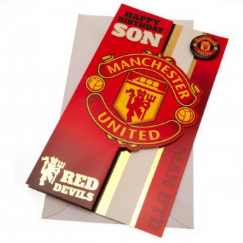 Manchester United blahoprianie Birthday Card Son