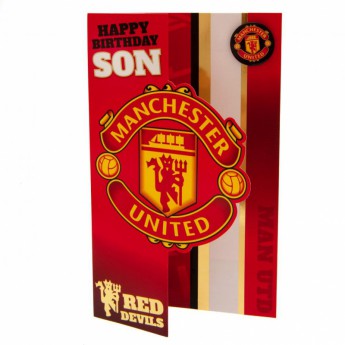 Manchester United blahoprianie Birthday Card Son