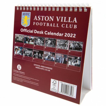 Aston Villa stolový kalendár 2022