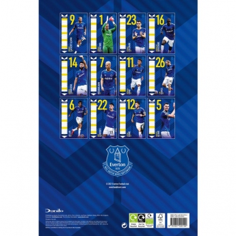 FC Everton kalendár 2022