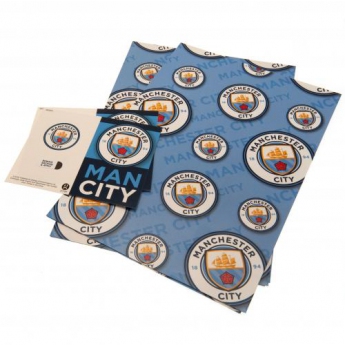 Manchester City baliaci papier 2 pcs Gift Wrap