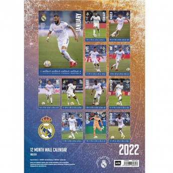 Real Madrid kalendár 2022