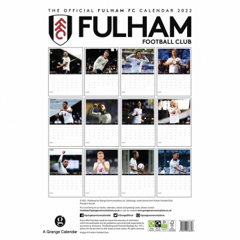 Fulham kalendár 2022