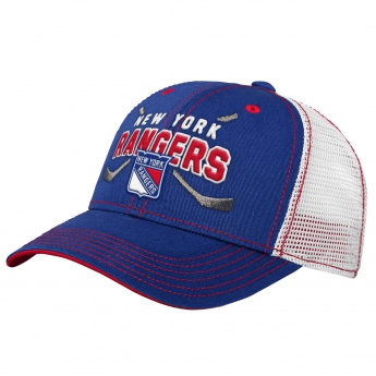 New York Rangers detská čiapka baseballová šiltovka core lockup trucker snapback