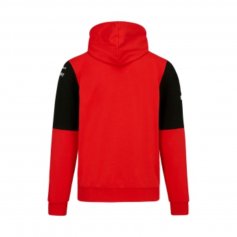 Ferrari pánska mikina s kapucňou sweatshirt redblack F1 Team 2022