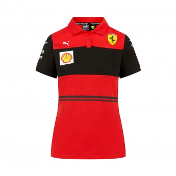 Ferrari dámske polo tričko redblack F1 Team 2022