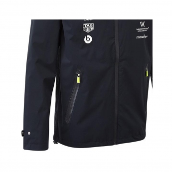 Aston Martin pánska bunda s kapucňou team rain jacket navy blue