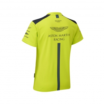 Aston Martin dámske polo tričko team polo shirt lime