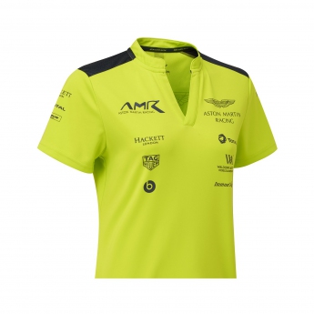 Aston Martin dámske polo tričko team polo shirt lime