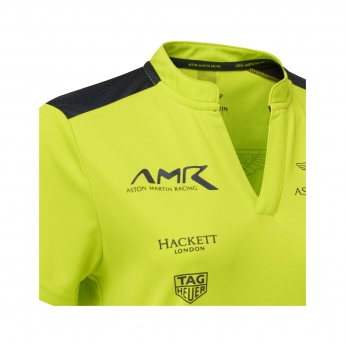 Aston Martin dámske polo tričko team polo shirt lime