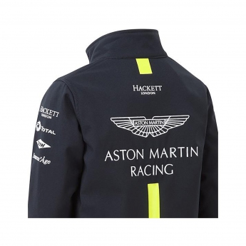 Aston Martin pánska bunda softshell navy blue F1 Team 2021