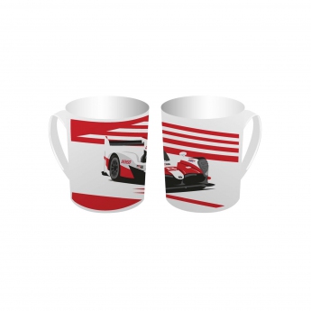 Toyota Gazoo Racing hrnček car mug white
